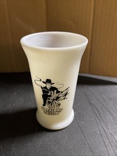 Vintage Hopalong Cassidy Tumbler HOPPY Hazel Atlas Szkło mleczne