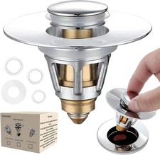 Universal Bathroom Sink Pop Up Drain Stopper