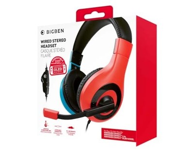 Nintendo Switch - Wired Stereo Gaming Headset #blau-rot [Bigben]