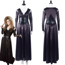 Costume cosplay Harry Potter Bellatrix Lestrange Halloween festa di carnevale