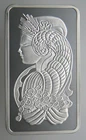 100 grams Silver Pamp Suisse Lady Fortuna Bar .999 Fine #004433