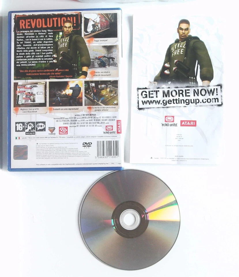 PS2 : Marc Ecko's GETTING UP Contents under Pressure Completo ITA PLAYSTATION 2 - Immagine 2 di 2