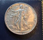 1944 AU/BU Liberty Walking Half Dollar 90% Silver GORGEOUS Legend Of A Coin