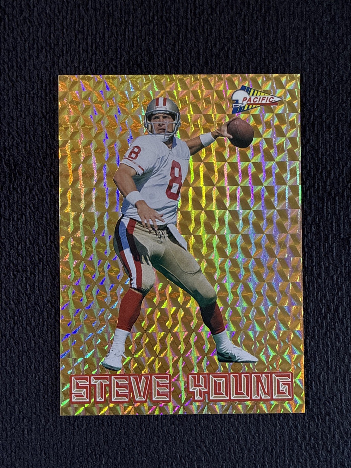 1993 Pacific - Gold Prisms Steve Young #20 Rare 90s SP 49ers HOF