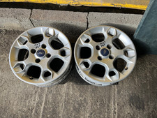 2011 FORD FIESTA MK7 15" ALLOY WHEELS SET 4 STUDS SIZE 6JX15