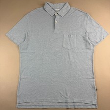 Bonobos Polo Shirt Mens Large Standard Fit Light Blue Stretch Performance