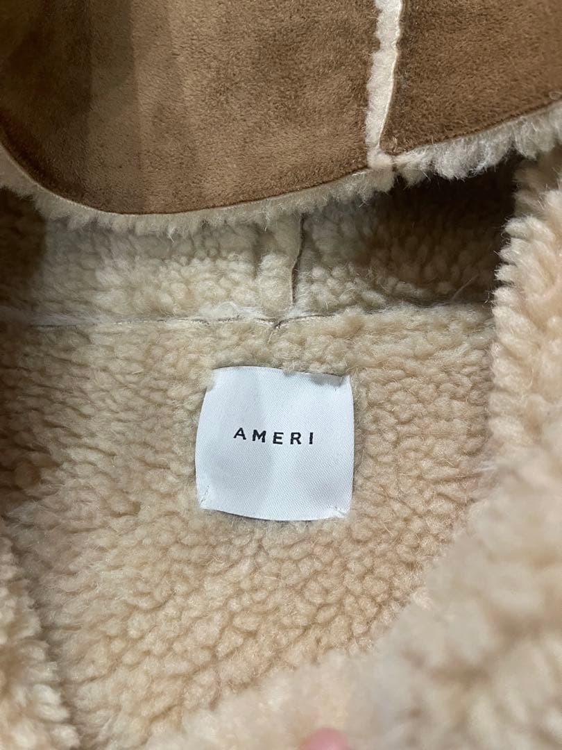 AMERI mouton coat long coat - image 5