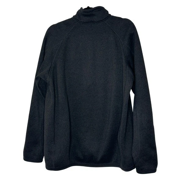 Suéter Pullover Patagonia Berter Para Hombre Negro Cuarto Cremallera Polar Suéter Talla L Foto 2 de 4
