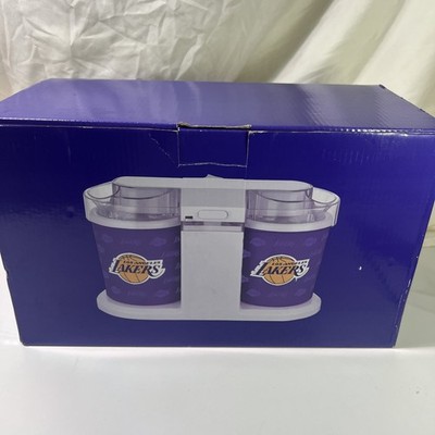 LA Lakers Basketball 2 Pint Electric Ice Cream Maker Model #DBL500B 