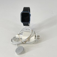 Apple Watch Series 7 41mm Blue Aluminum LTE w/ Milanese Loop - Very Good