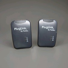 PlugLink by Asoka 9650 Ethernet Adapter Model: PL9650-ETH-VB6 Lot Of 2