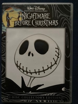 Nightmare before Christmas Roman von Tim Burton Walt Disney DVD