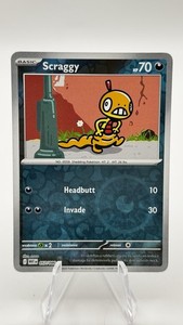 Scraggy 057/086 Sv: White Flare Reverse Holo