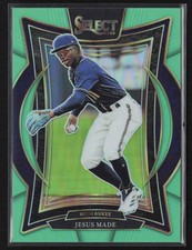 2025 Panini Select Baseball Jesus Made #20 Neon Green Prizm 08/49