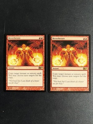 2x MTG Reverberate M13 Core Set Instant Near Mint/EX Playset