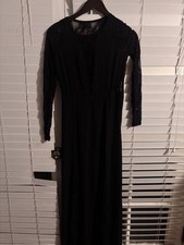 Express Long Sleeve Lace Inset Maxi Dress Size 0