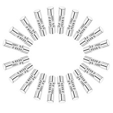Ceramic Cartridge Fuses 6A 250V 6x25mm Fast Blow for Energy Saving Lamp 20pcs