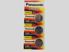 PANASONIC CR2032 LITHIUM 3V BATTERY 3Pcs