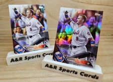 2016 Topps Update #US74 - Brandon Nimmo RC - Rainbow Foil Parallel + Base Card