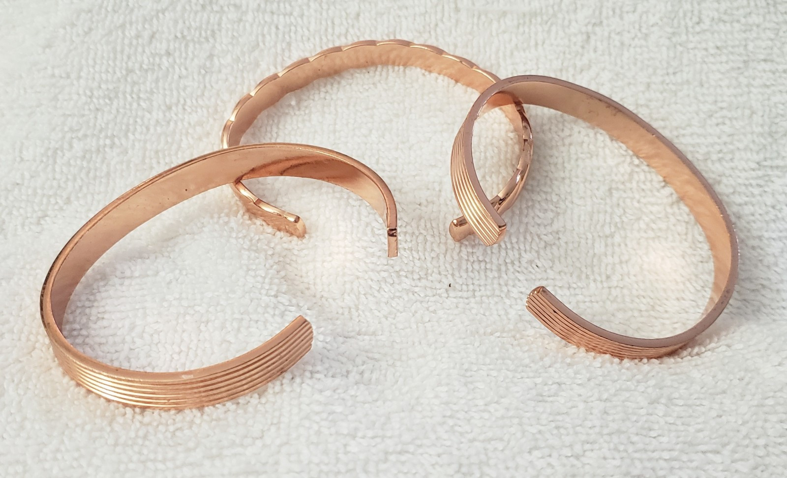 Copper Coppertone Bangle Adjustable Magnetic Brac… - image 7