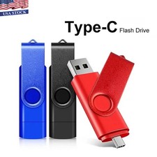 Type C USB 2.0 Flash Drive Thumb Drive Memory Stick for PC Laptop 256GB 
