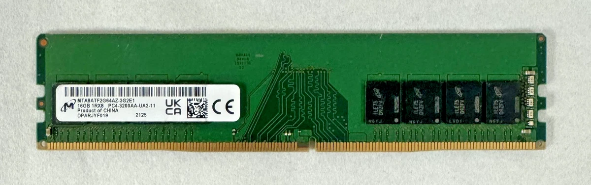 Computer PC4-25600 (DDR4-3200) Bus Speed RAM 2 Modules for sale | eBay
