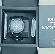 Swatch OMEGA x Swatch MoonSwatch Mission to the Moonphase Black Box & Papers
