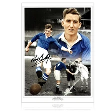 Roy Bentley Signed Chelsea Photo Autographed Football Memorabilia Sport