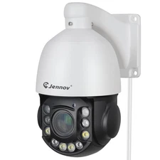 6MP POE PTZ Security IP Camera 30x Zoom Vehicle Person Detection Audio Spotlight