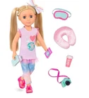 Girls Dolls Percy 14 inch Fashion Doll with Travel Accessorie for Girls Age 3 Up