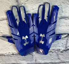 Under Armour UA F8 Youth Lg Football Gloves w/Gluegrip