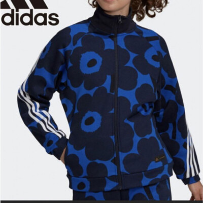 【美品】adidas marimekko TRACKTOP トラックトップ L Adidas × Marimekko Collaboration Track Jacket Free Track Top