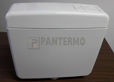 CASSETTA WC ESTERNA BIANCA A ZAINO TOPAZIO OLI 2 TASTI ART.416201 CON RUBINETTO