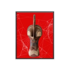 The Songye Kifwebe mask ,Posters with Wooden Frame
