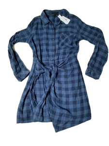 long sleeve plaid dress