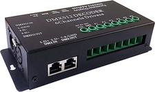 DC 5V-24V 6 Channel DMX512 Decoder LED Controller, for RGBRGB RGBW RGBWW RGBWWW