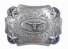 NOCONA BOY'S LONGHORN WESTERN BELT BUCKLE