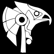 Egyptian Horus White Vinyl Decal Car Truck Camper Windows Laptop Notebook