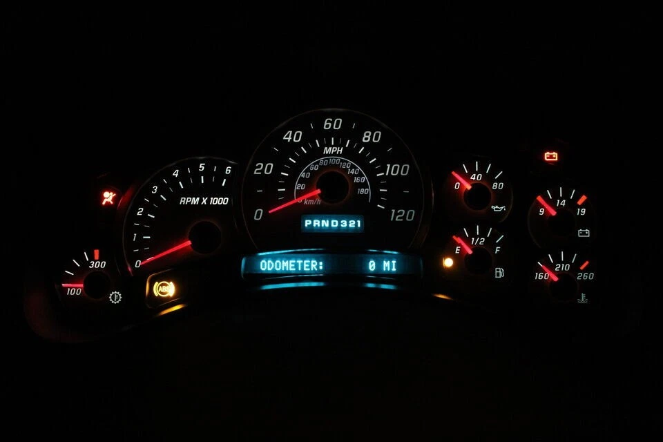 SPEEDOMETER 适用于 2003 04 05 06 HUMMER H2 完整 REMAN CLUSTER 带 LED 灯 — 第 3/4 张图片