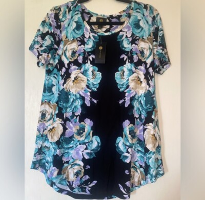 NWT JM Collection Floral Shirt Size Small Women s 