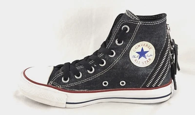 CONVERSE All Star Chuck Taylor Tri Zip Women's US 6/36.5 High Top 545019C Black* - Photo 1/4