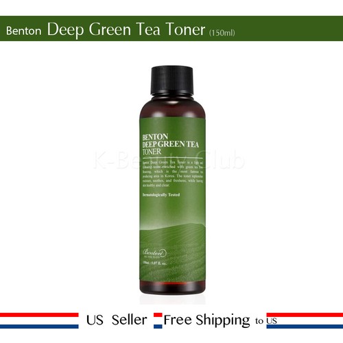 Benton Deep Green Tea Toner 150ml Nourishing Hydrating Sensitive Skin