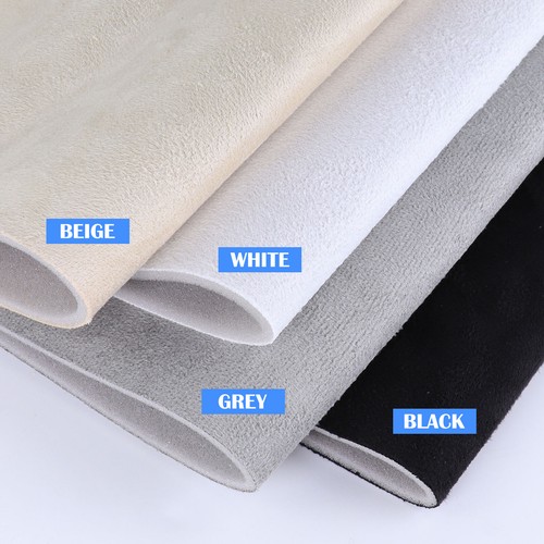 Plush Suede Headliner Fabric Craft Car Roof Lining Upholstery with Foam Backing - Picture 2 of 10