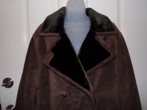 MARGARET GODFREY Long BROWN Leather 
