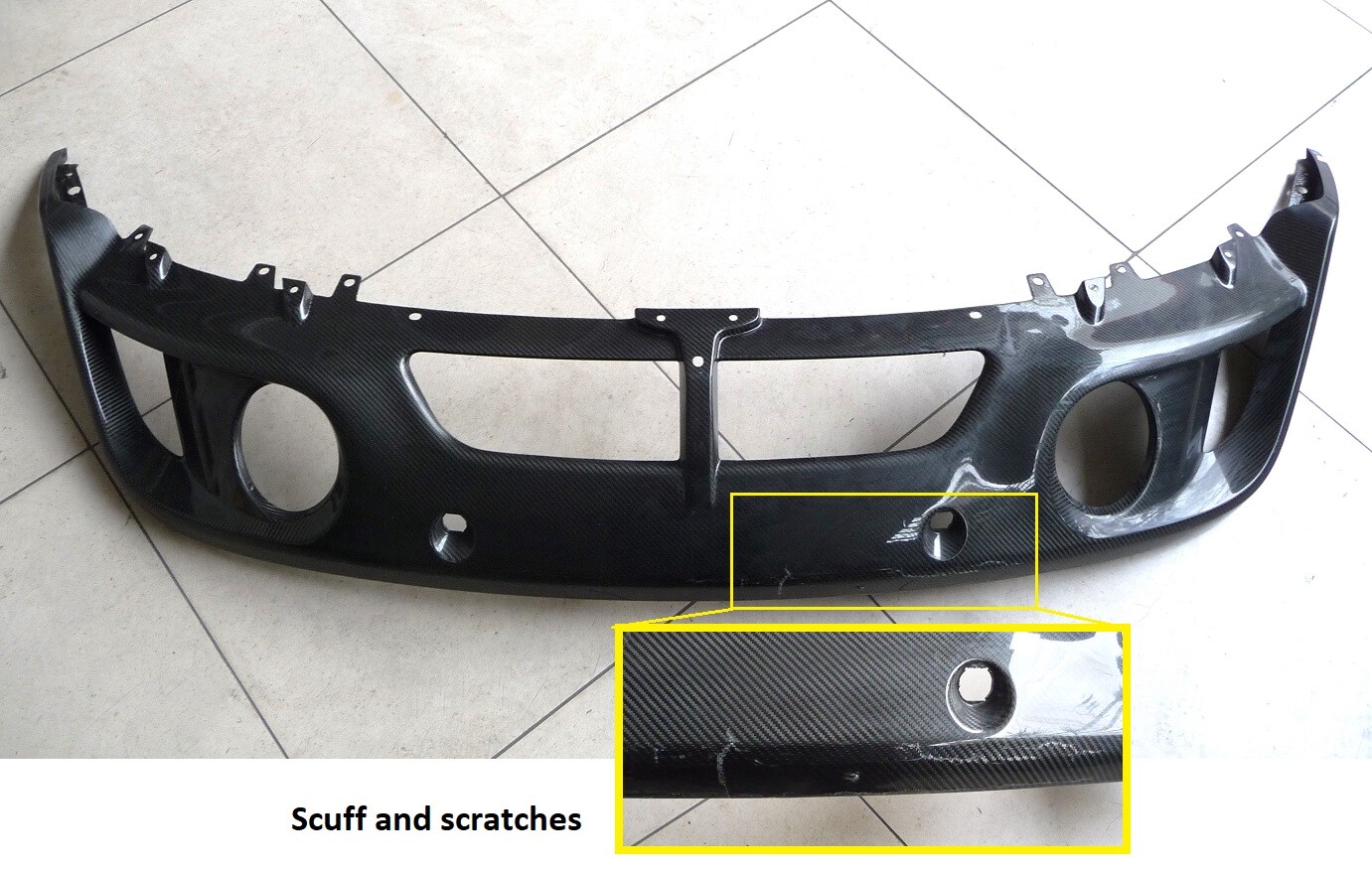 2014-2018 Aston Martin Vanquish Rear Bumper Diffuser Valance CD33-17E955-AB OEM