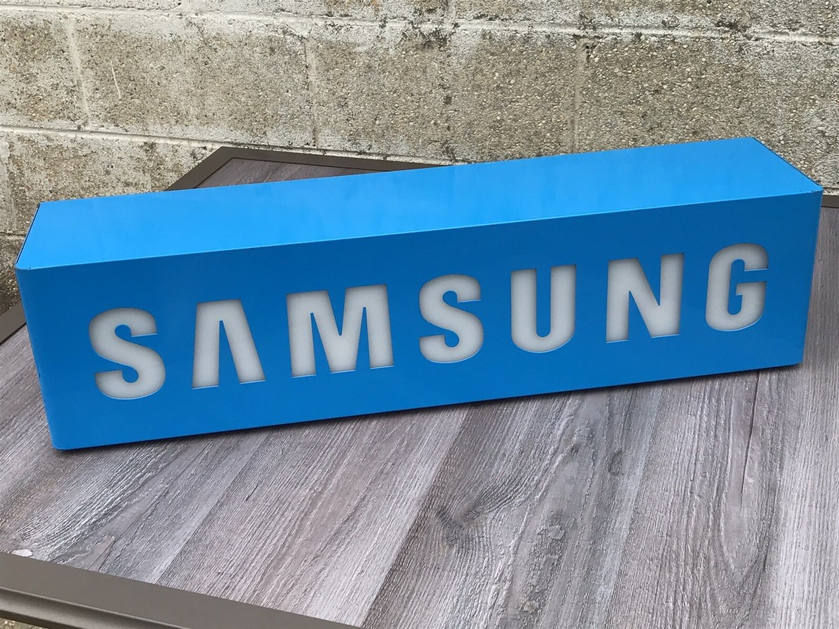 METAL SAMSUNG STORE DISPLAY LED LIGHT BOX galaxy s9 plus note