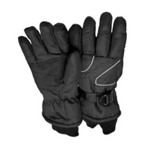 Aquarius Girls Black Thinsulate Snow  Ski Gloves Large 11-16 