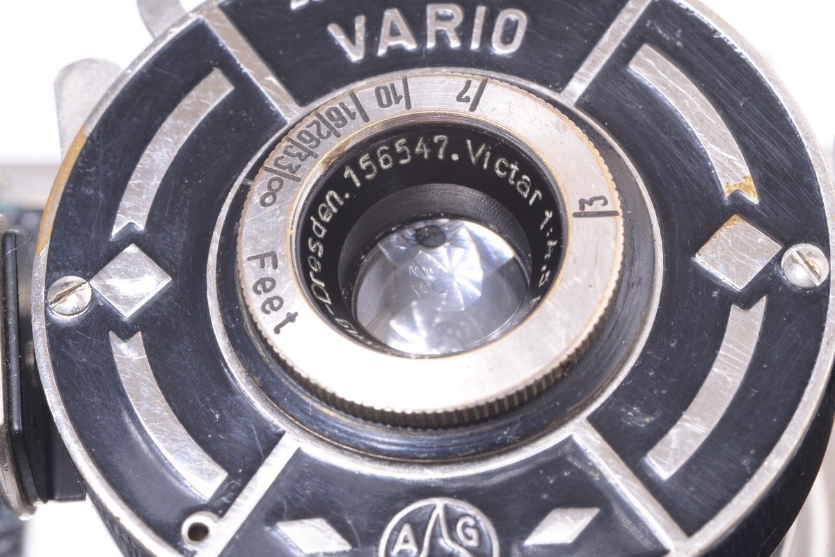 ✓ WIRGIN EDINEX 35MM FILM NICKEL PLATED CAMERA LUDWIG