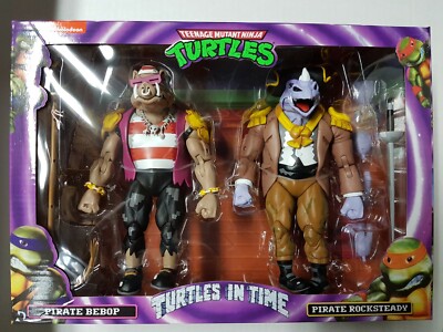 Pirate Bebop &  Rocksteady Teenage Mutant Ninja Turtles Turtles in Time NECA