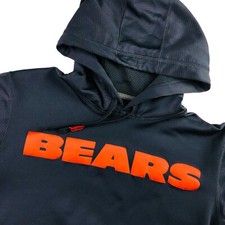 Chicago Bears Men's Therma-Fit Hoodie Sweatshirt Navy Blue   Small